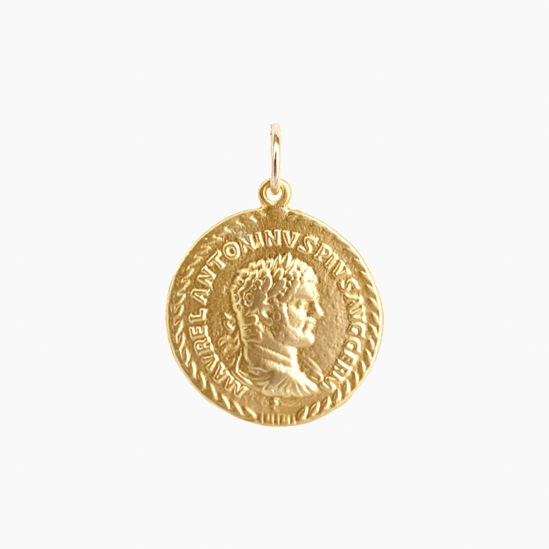 Golden Coin Charm