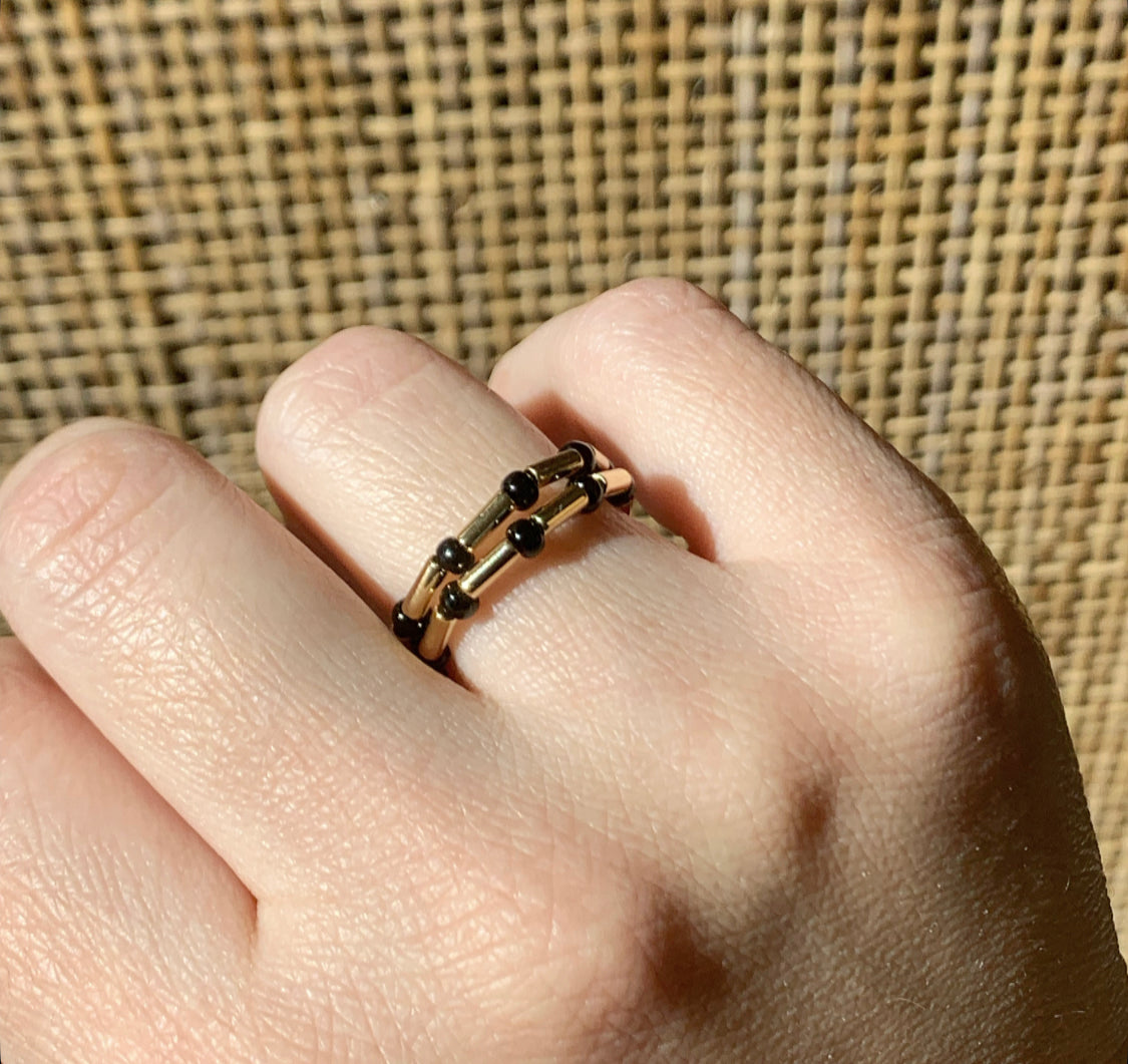 Delilah Elastic Ring Set