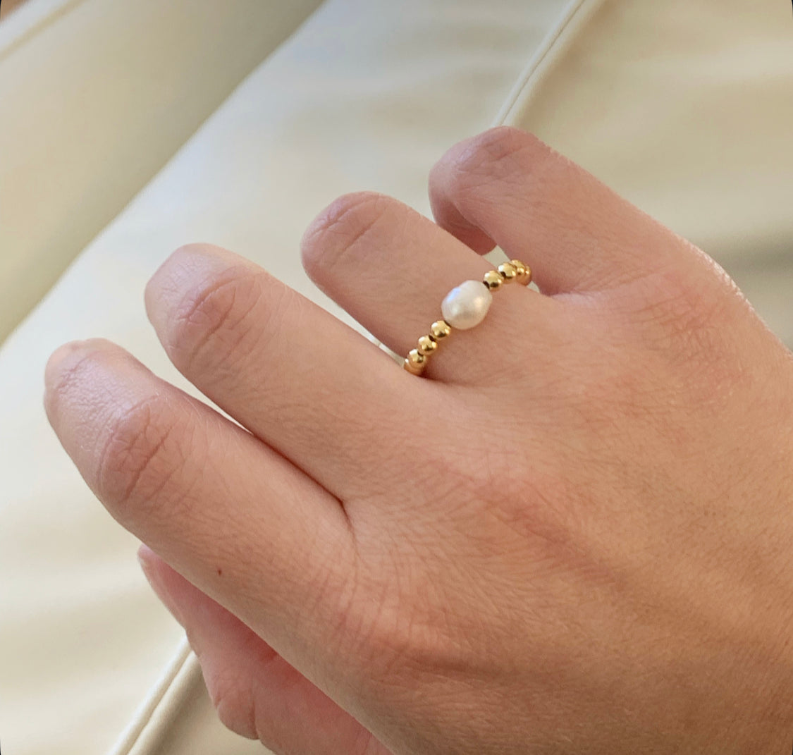 Lila Elastic Ring