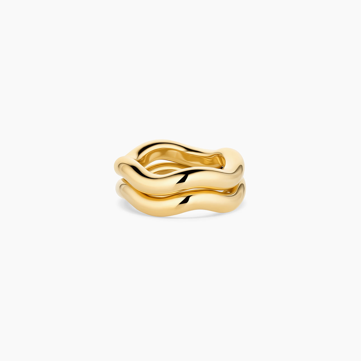 Tara Ring Set in 18k Gold Plated Stainless Steel – Alejandra Corona Jewelry