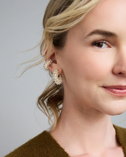 Small Alexandra Hoops
