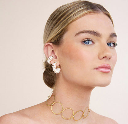 Alejandra Pearl Hoops