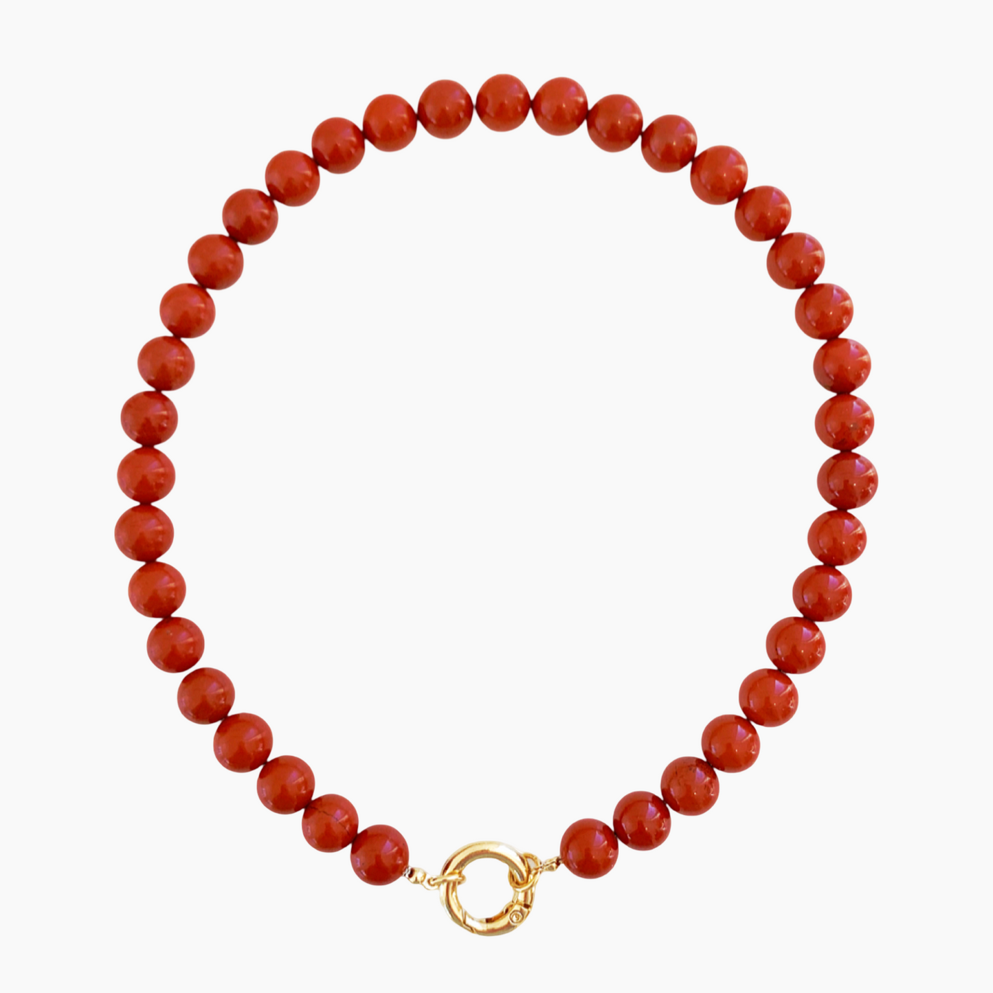 Red Jasper Charm Necklace