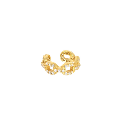 CZ Link Ear Cuff