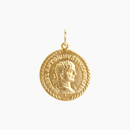 Golden Coin Charm