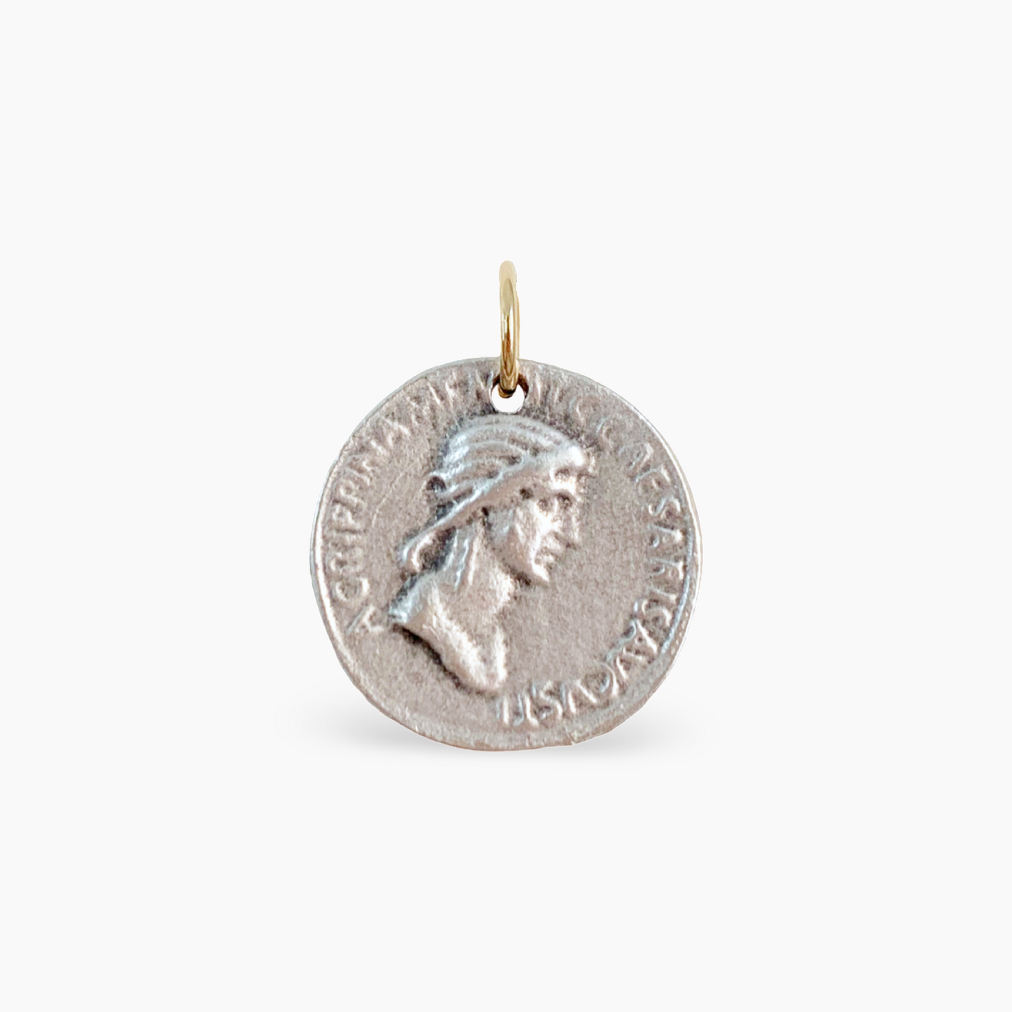 Silver Coin Charm