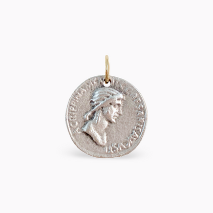 Silver Coin Charm