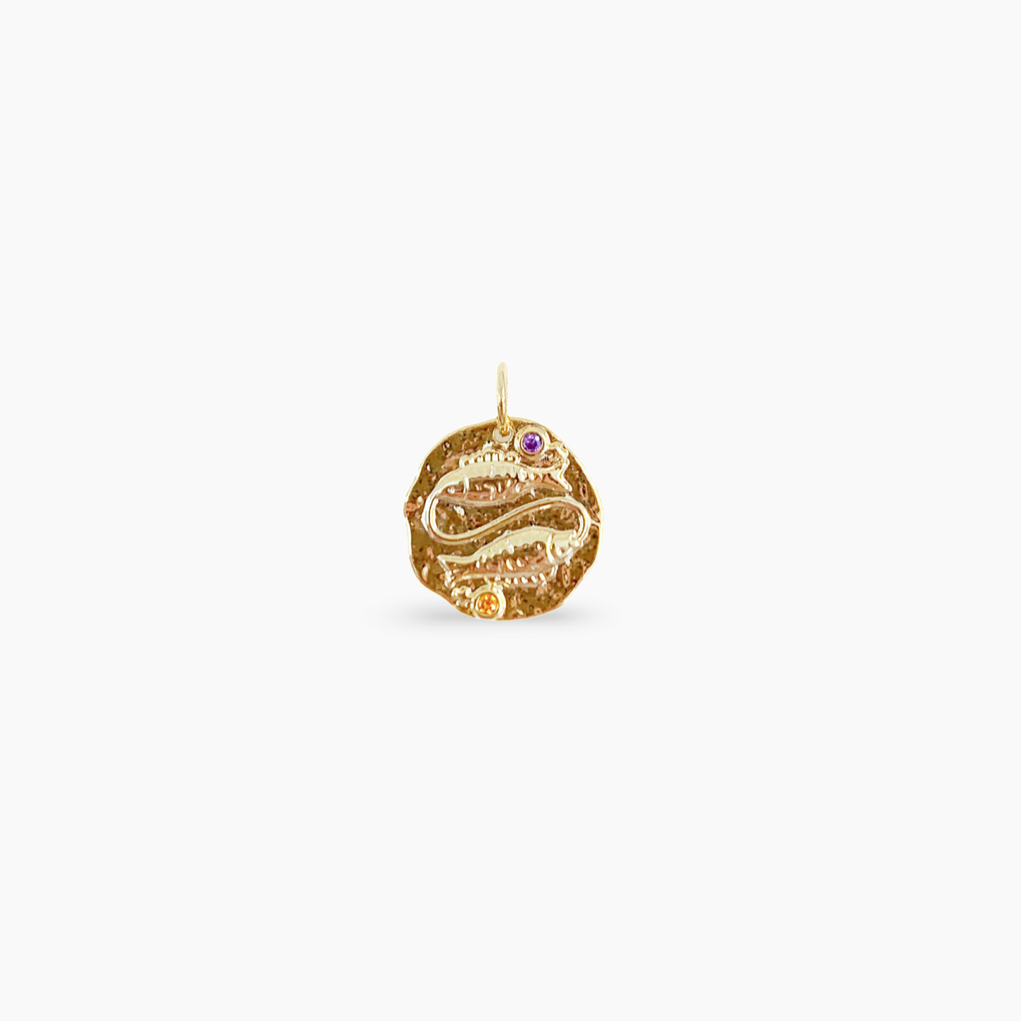 Round Zodiac Charm