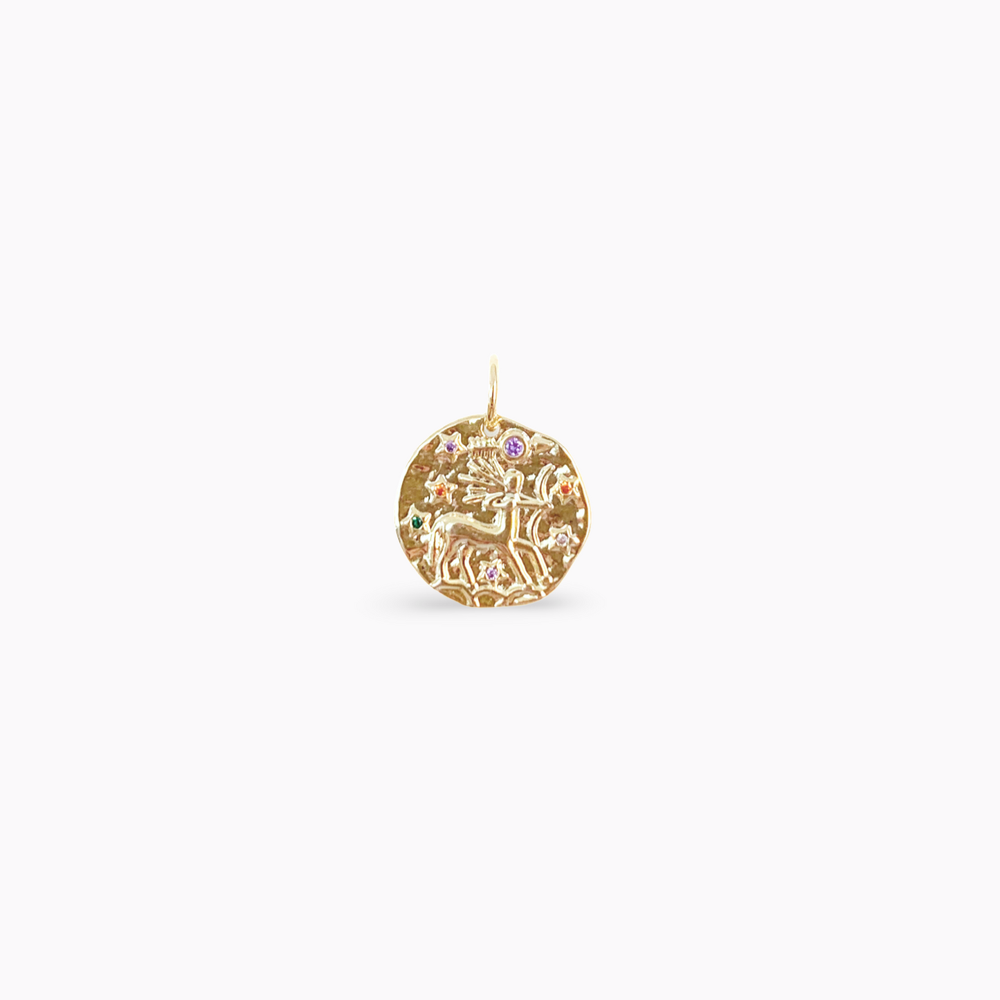 Round Zodiac Charm