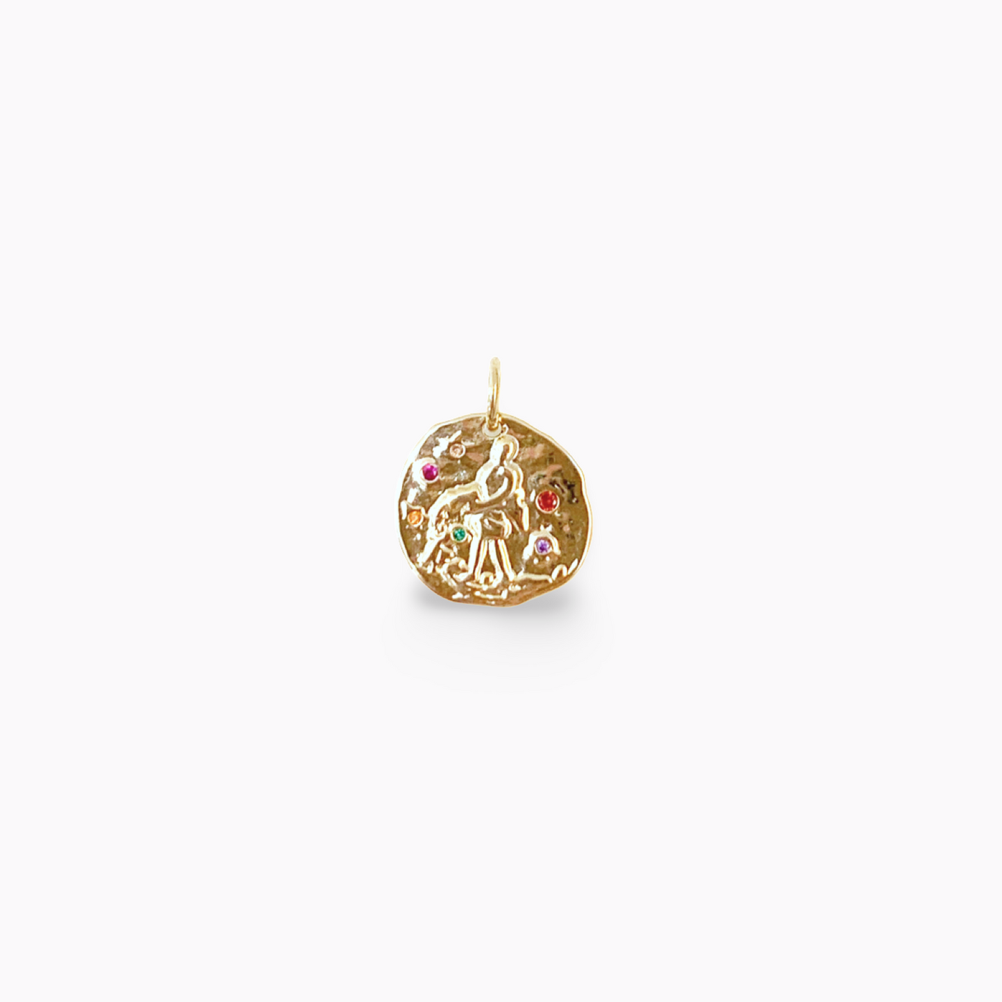 Round Zodiac Charm