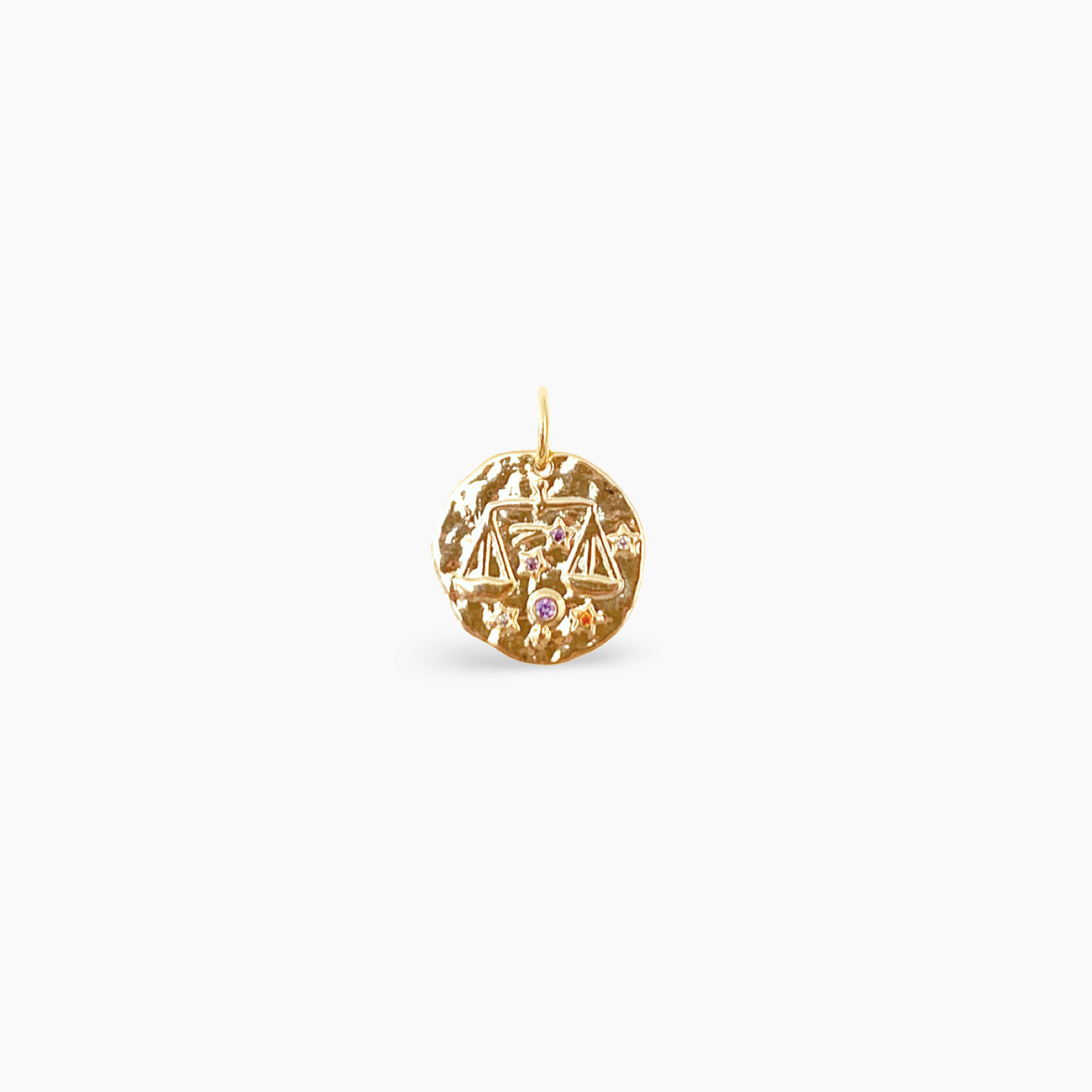 Round Zodiac Charm