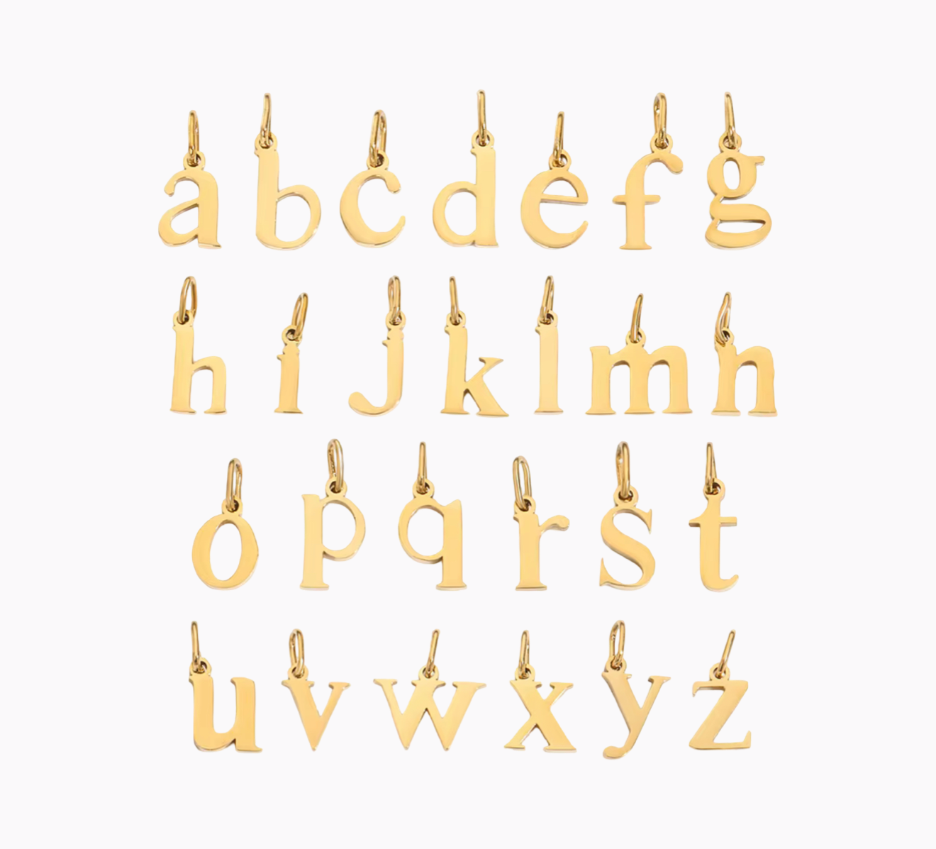 Gold Initial Charm