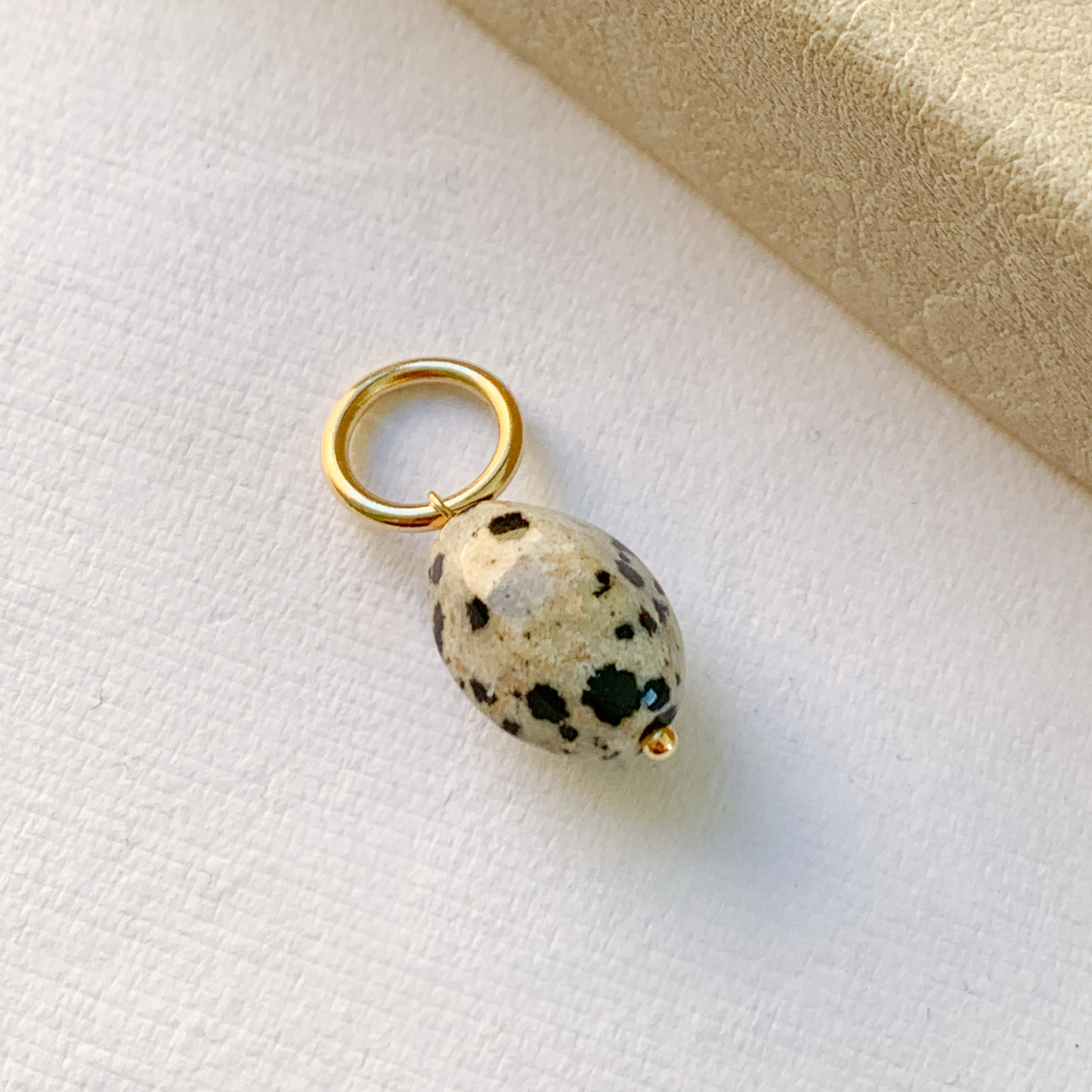Dalmatian Jasper Charm