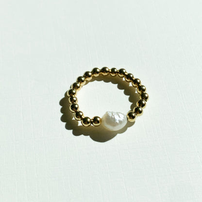 Lila Elastic Ring