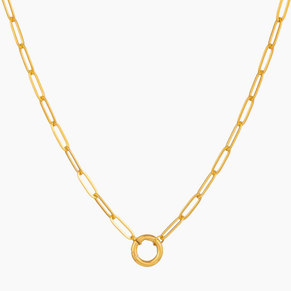 Paperclip Charm Necklace