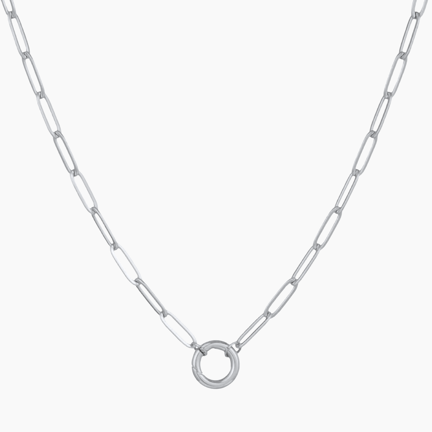 Paperclip Charm Necklace