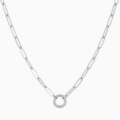 Paperclip Charm Necklace